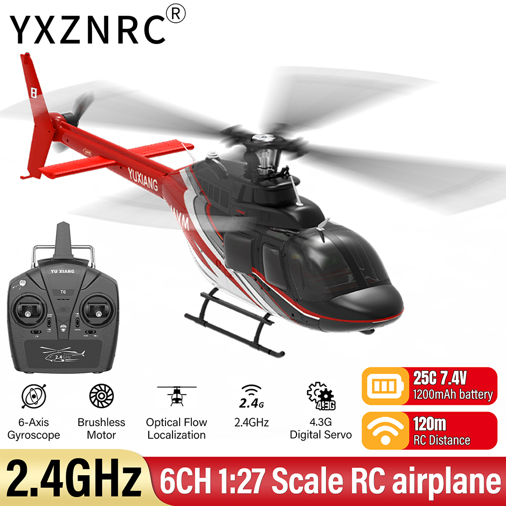 Rc Hobby Grade Helicopter - YU XIANG RC Airplane 2.4G 6CH