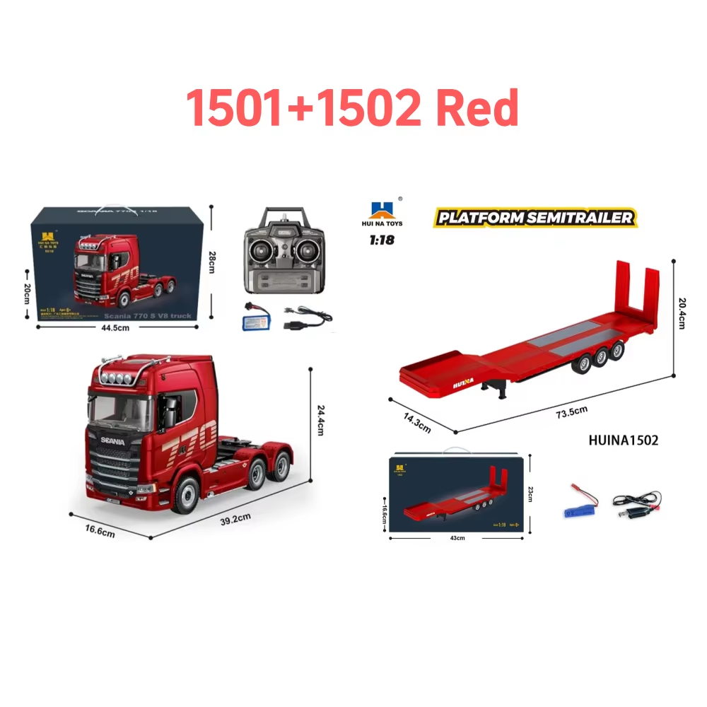 Hobby Rc Van - HUINA 1/18 19CH RC Truck 1501