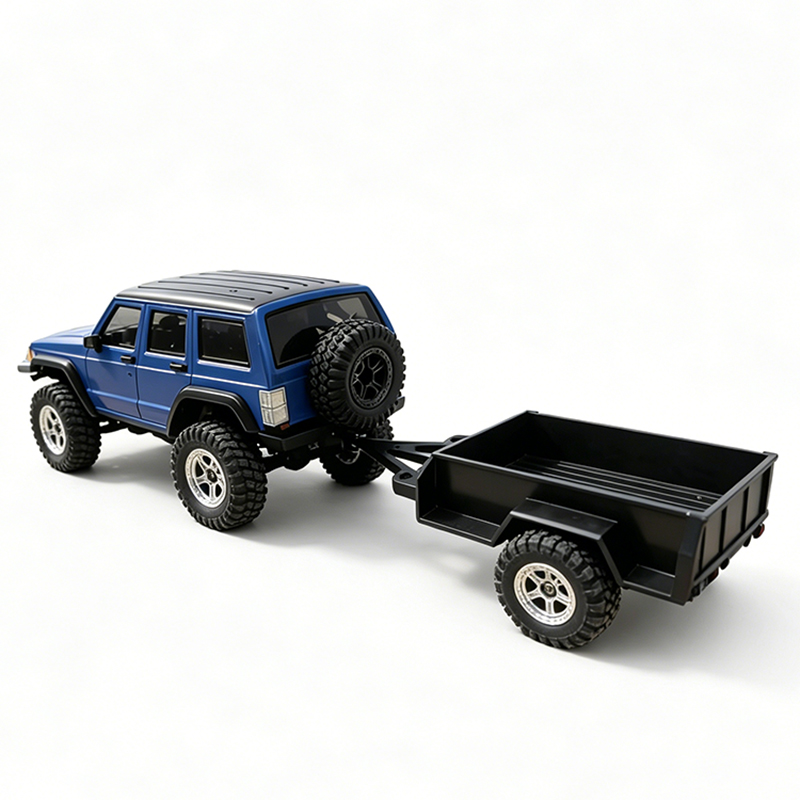 Hobby Rc Van - 2-wheel / 4-wheel Rear-loading Trailer, Suitable