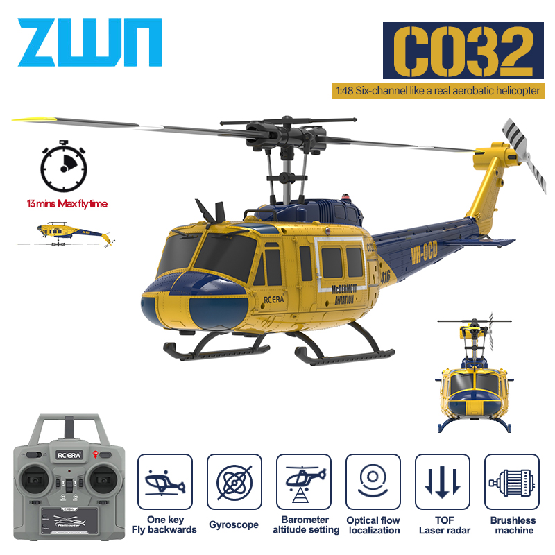 Rc Hobby Grade Helicopter - C032 RC Helicopter 2.4G 6-Aixs Gyroscope