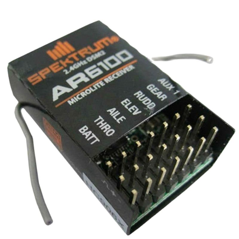 Rc Hobby Toys - AR6100 DSM2 6CH 2.4GHz Receiver for
