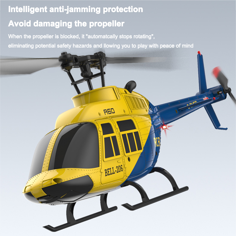 A60 RC Helicopter 2.4G 6-Aixs  - Rc Hobby Grade Helicopter ulasan dan harga