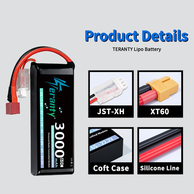 TERANTY 2S 3000mAh Lipo Batter - Rc Hobby Rc ulasan dan harga