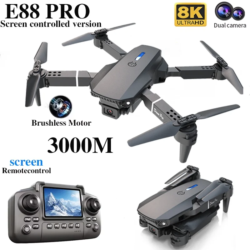 Professional E88 PRO Drone wit - Rc Hobby Grade Helicopter ulasan dan harga