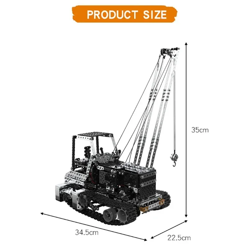 DIY Metal RC Crane Electric Ho - Rc Hobby Toys ulasan dan harga