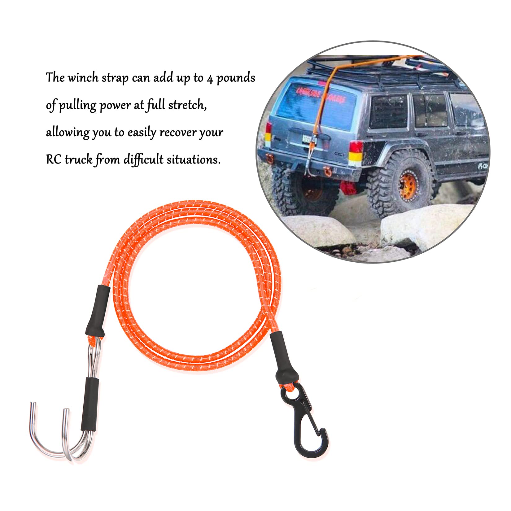 1/10 Kinetic Winch Strap Escap - Hobby Rc Van ulasan dan harga