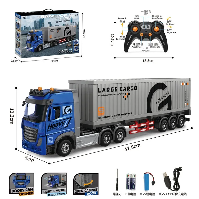 RC Car Big RC Container Truck  - Hobby Rc Van ulasan dan harga