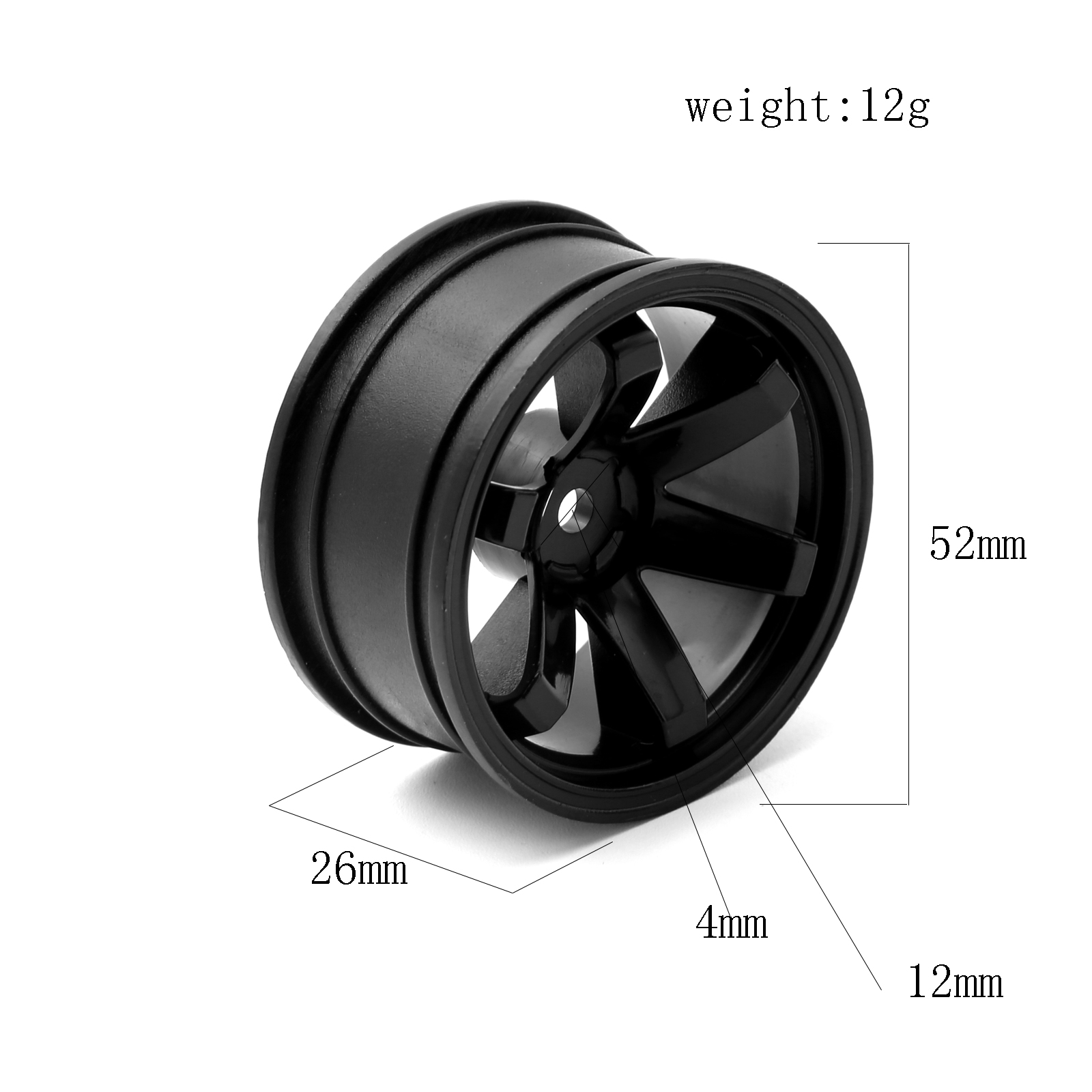 4pcs  Plastic Wheel Hub RC Rac - Rc Hobby Toys ulasan dan harga