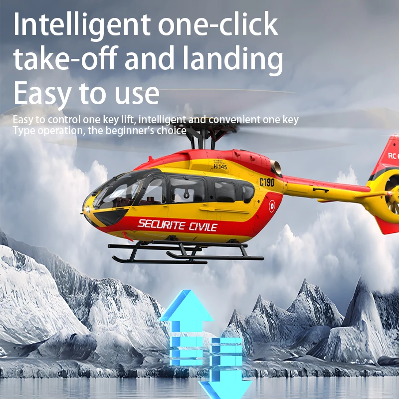 C190 RC Helicopter 2.4G 6-Aixs - Rc Hobby Grade Helicopter ulasan dan harga