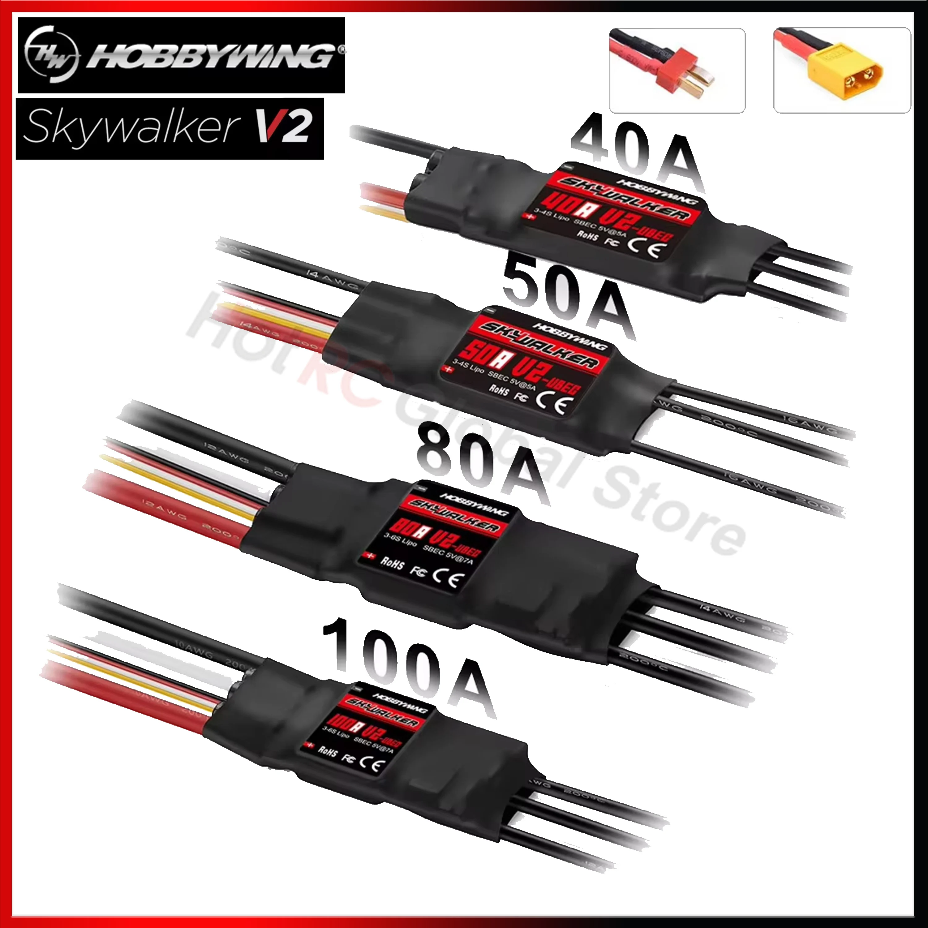 HOBBYWING Skywalker V2 Series  - Rc Plane Hobby Zone ulasan dan harga