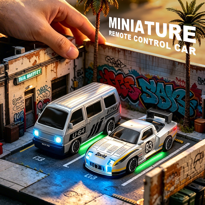 New 1/64 Mini Drift Car With L - Hobby Rc Van ulasan dan harga