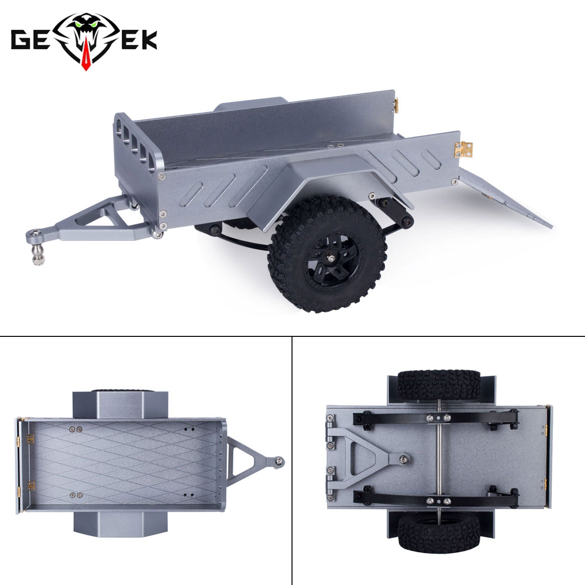 Aluminum Machined Utility Trai - Hobby Rc Van ulasan dan harga